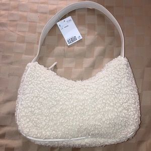 Fuzzy shoulder bag from H&M